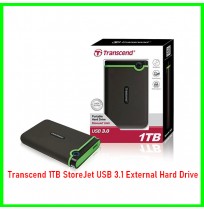 Transcend 1TB StoreJet USB 3.1 External Hard Drive