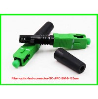 Fiber optic fast connector SC/APC SM 9/125um