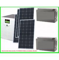 2kva Inverter Solar 2units of 12V/200AH Battery Installation Bundle