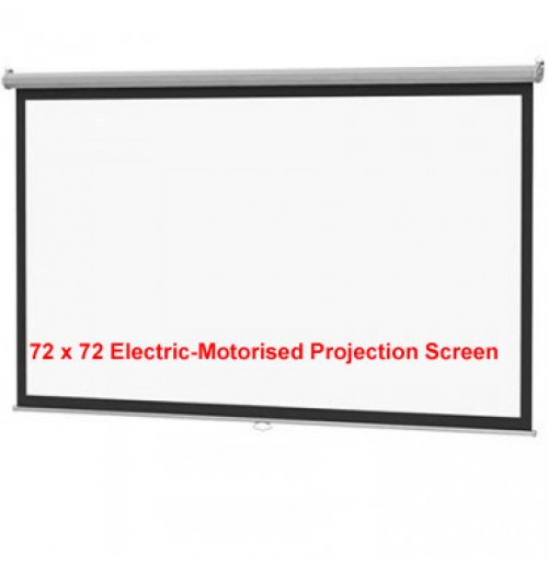 72 x 72 Electric-Motorised Projector Screen 72 x 72 Electric-Motorised Projector Screen