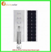 30W All-in-one Felicity Solar Street Light 