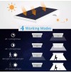 All in one solar motion detection security light