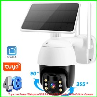 Tuya Smart App 4G Low Power Solar PTZ Camera
