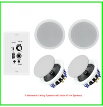  6.5" Bluetooth Ceiling Speakers 640 Watts 4CH-4 Speakers