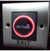 Infrared sensor no touch door access control door exit button 
