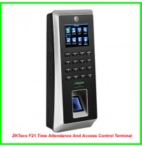 ZKTeco F21 Time Attendance And Access Control Terminal ZKTeco F21 Time Attendance And Access Control Terminal