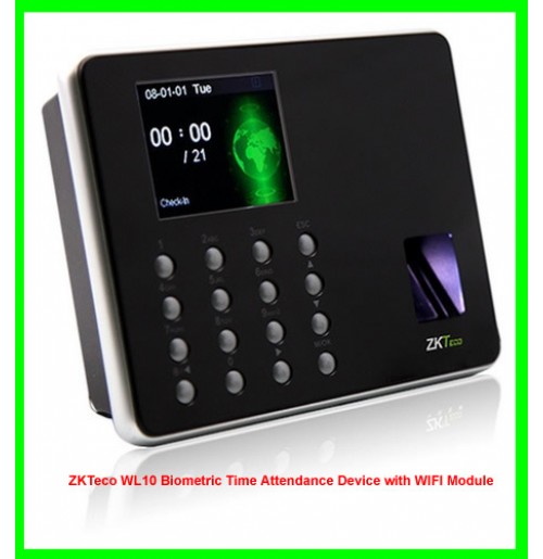 ZKTeco WL10 Biometric Time Attendance Device with WIFI Module