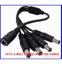 CCTV 4-Way Power Splitter Cable