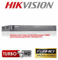  Hikvision 4ch Turbo 4.0 HD DVR 1080P-DS-7204HQHI-K1