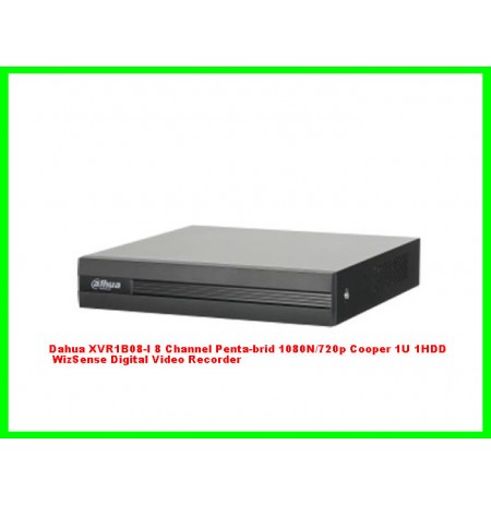 Dahua XVR1B08-I 8 Channel Penta-brid 1080N/720p Cooper 1U 1HDD WizSense Digital Video Recorder