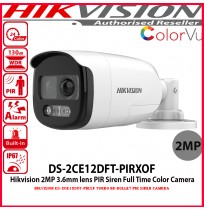 Hikvision DS-2CE12DOT-PIRXF Turbo HD Bullet PIR Siren camera