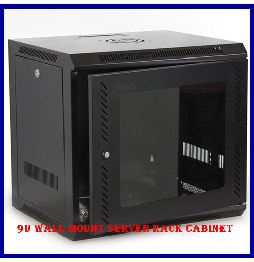 9U Wall-Mount Server Rack Cabinet