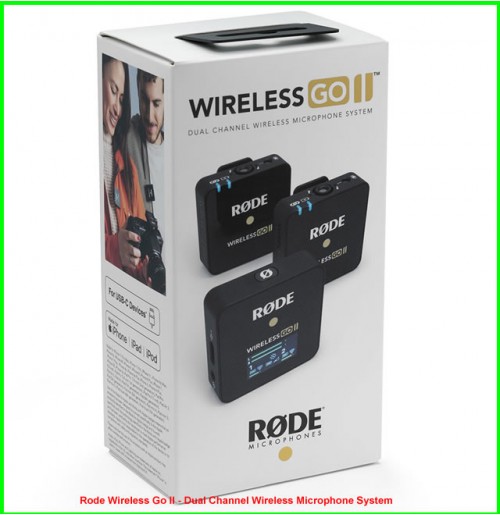 Rode Wireless Go II - Dual Channel Wireless Microphone System Rode Wireless Go II - Dual Channel Wireless Microphone System