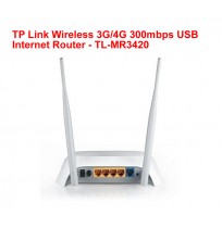TP Link Wireless 3G/4G 300mbps USB Internet Router - TL-MR3420