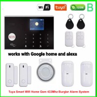 Tuya Smart Wifi Home Gsm 433Mhz Burglar Alarm System