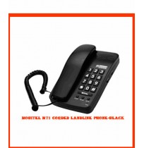 Mobitel M71 Corded Landline Phone-Black 