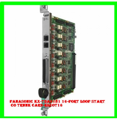Panasonic KX-TDA6181 16-Port Loop Start Co Trunk Card-ELCOT16