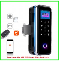 Tuya Smart Life APP WIFI Swing Glass Door Lock with remote control