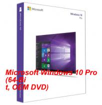Microsoft Windows 10 Pro (64-Bit, OEM DVD)