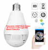 Panoramic 1080P Bulb Hidden IR Camera 3 LED Light Wifi Motion Detection Panoramic 1080P Bulb Hidden IR Camera 3 LED Light Wifi Motion Detection
