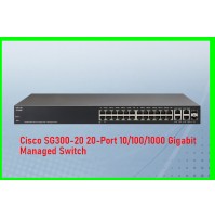 Cisco SG300-20 20-Port 10/100/1000 Gigabit Managed Switch