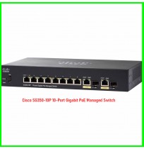 Cisco SG350-10P 10-Port Gigabit PoE Managed Switch