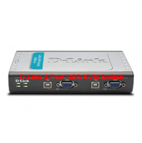 D-Link 4-Port USB KVM Switch